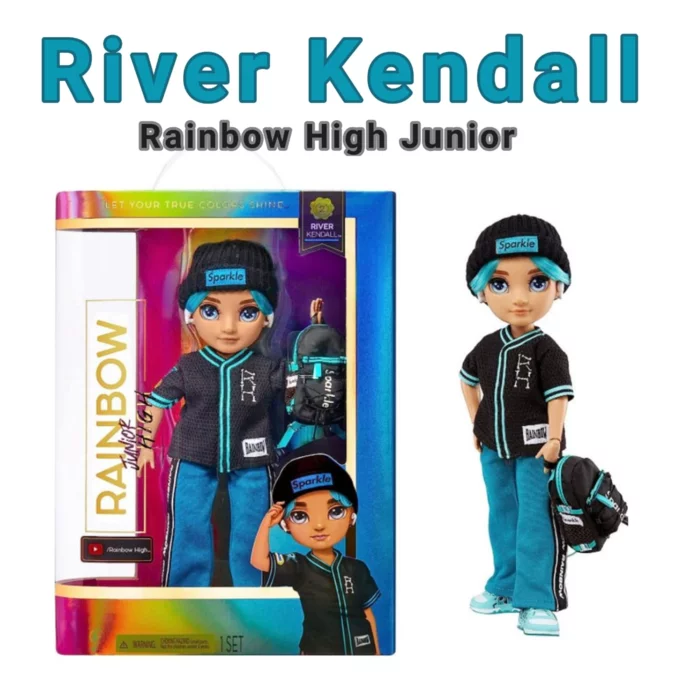 თოჯინა Rainbow High Junior High River Kendall Doll