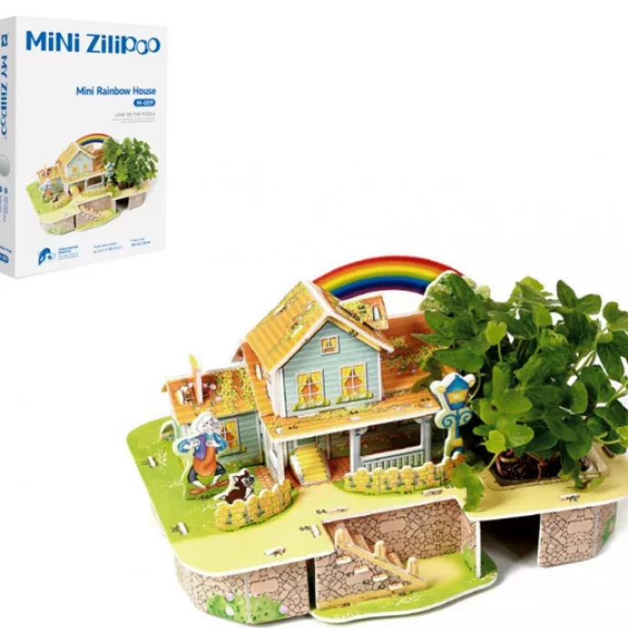 3D ფაზლი - Mini Rainbow House
