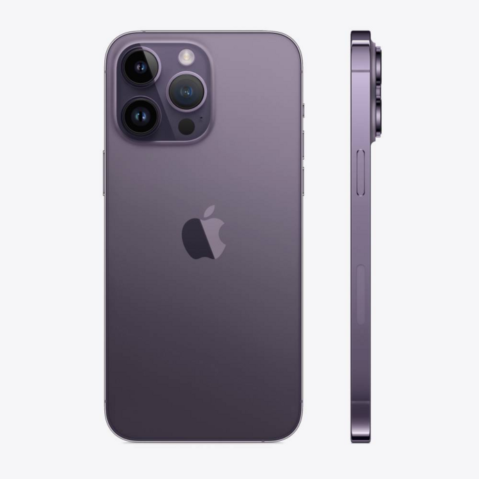 iPhone 14 Pro, nano Sim + e-Sim, მუქი მეწამული