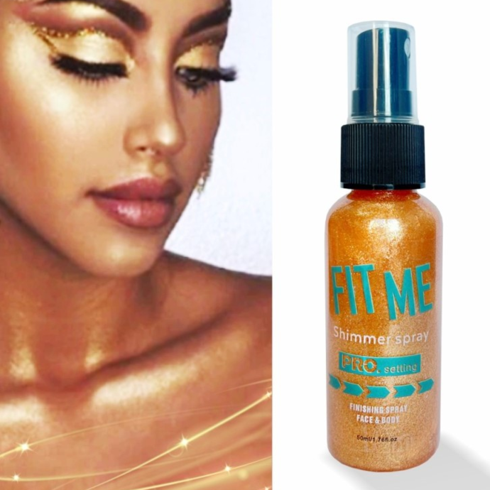 Shimmer spray for face and body, tone 03
