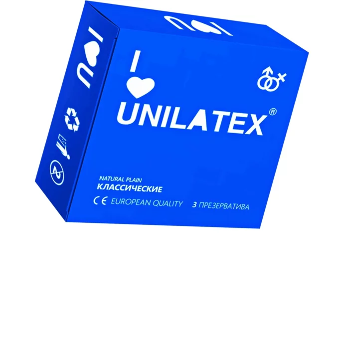 პრეზერვატივი Unilatex Natural Plain №3 გლუვი, კლასიკური