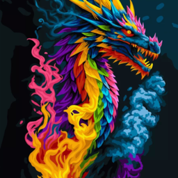 Paint by number "Bright Dragon"