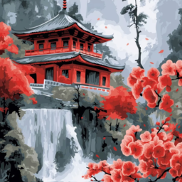 Paint by number "Japanese idyll"
