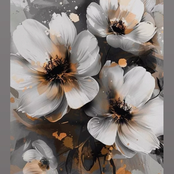 Painting by numbers "Flowers"