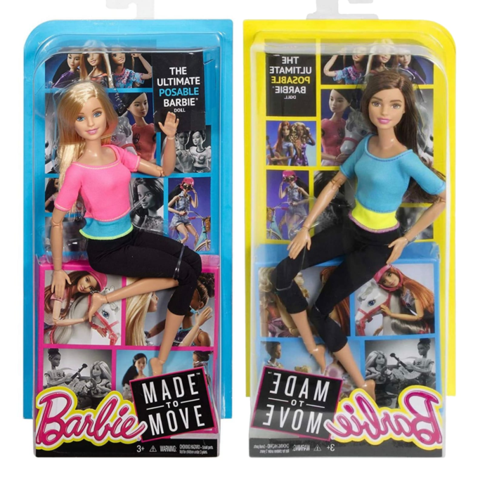 Кукла Barbie Endless Moves Doll, Blue Top