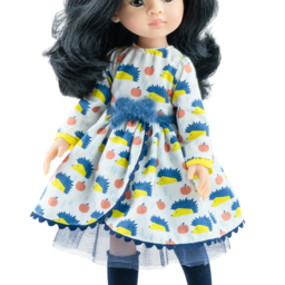 Liu doll in a hedgehog dress