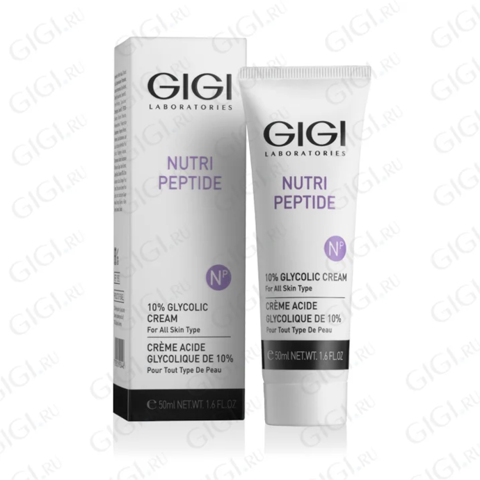 Cream with peeling effect "NP 10% Glycolic Cream 10%"