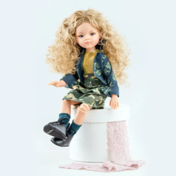 Doll Manika in camouflage outfit, articulated