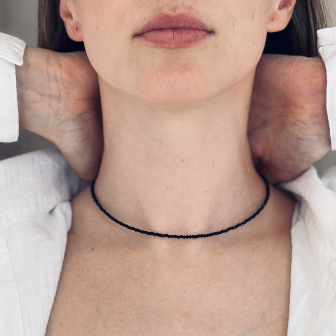 Black Spinel Choker