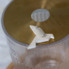 Ceramic brooch "Flying dove"