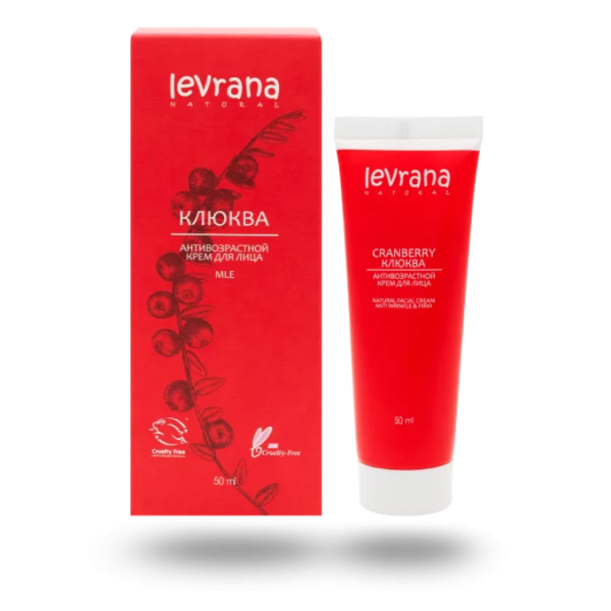 Face cream anti -aging cranberries