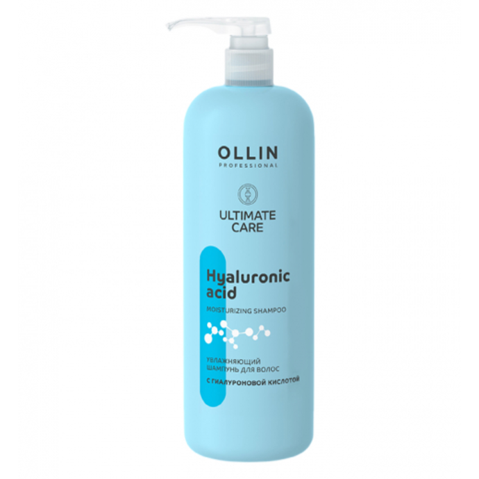 Ollin Ultimate Care დამატენიანებელი თმის შამპუნი 1000 მლ