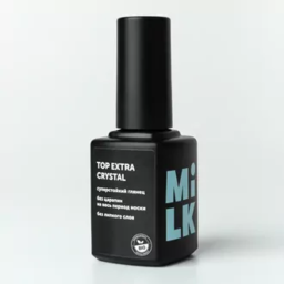 ზემოდან წებოვანი ფენის გარეშე - Milk Top Extra Crystal Top (15 მლ)