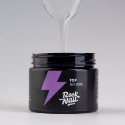 ზემოდან წებოვანი ფენის გარეშე - RockNail No Wipe Top (50 მლ.)