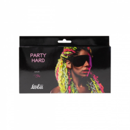 Party Hard Shy თვალის ნიღაბი შავი