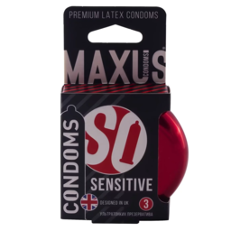 ულტრათხელი პრეზერვატივი Maxus no3 , მეტალის შეფუთვაში