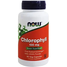 NOW Chlorophyll 100 mg 90 veg Caps