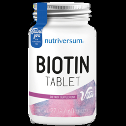 Nutriversum Biotin 60 ტაბლეტები