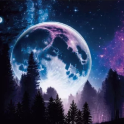 Diamond mosaic "Moonlit night"