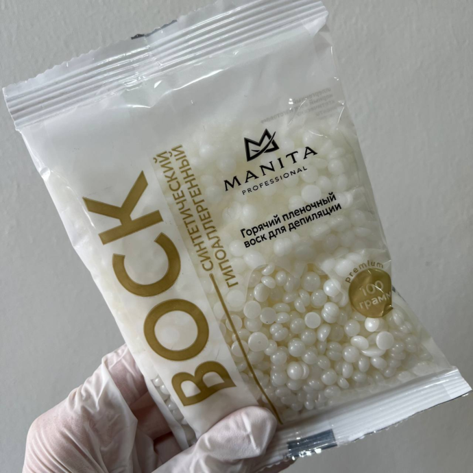 Manita professional Воск горячий (синтетический) - Жемчуг гранулы 100 гр