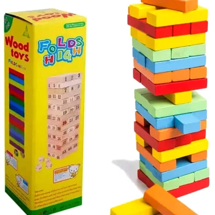 Jenga colorful Board game