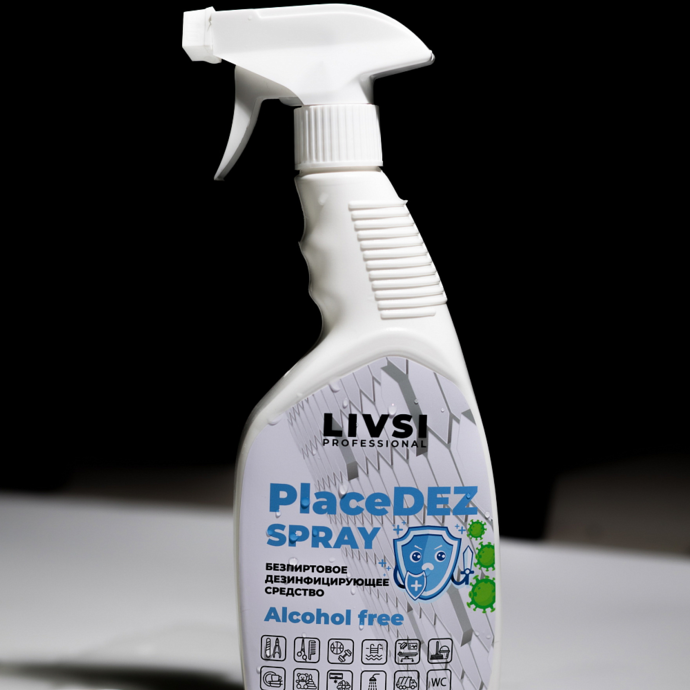 Livsi - Place dez spray - spray for processing surfaces and tools, 500 ml