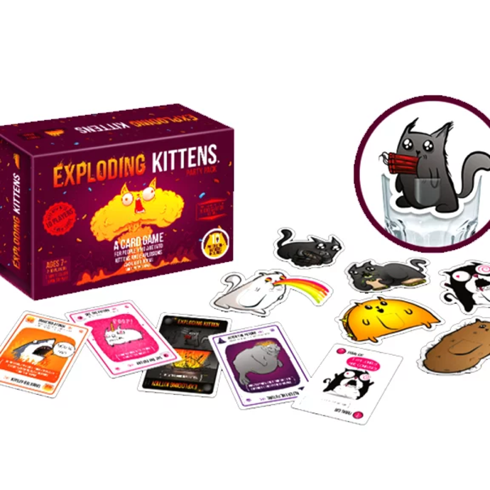 Exploding kittens: Party Pack! სამაგიდო-თამაში