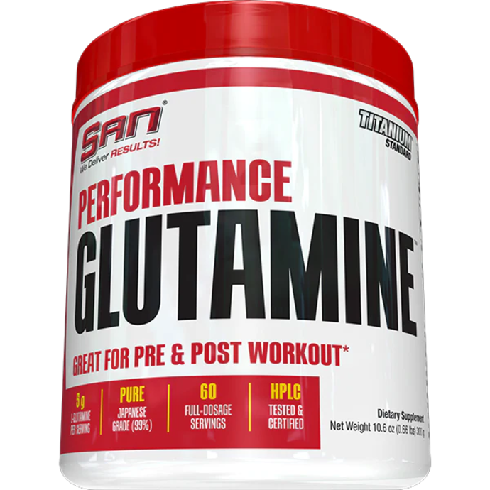 ამინომჟავები გლუტამინიSAN Performance Glutamine