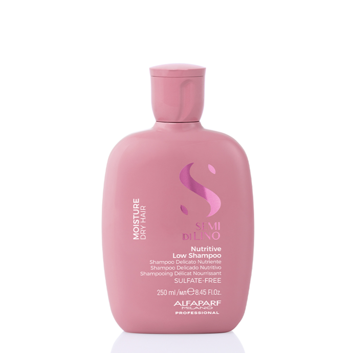 Alfaparf - Sulfate-free nourishing shampoo Semi Di Lino Nutritive Low, 250 ml