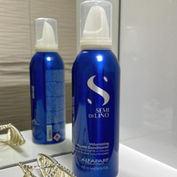 Alfaparf - Conditioner-mousse Semi Di Lino Volume Volumizing for volume, 200 ml