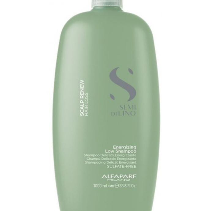 Alfaparf - Шампунь для укрепления волос Semi Di Lino Scalp Renew Energizing, 1000 мл