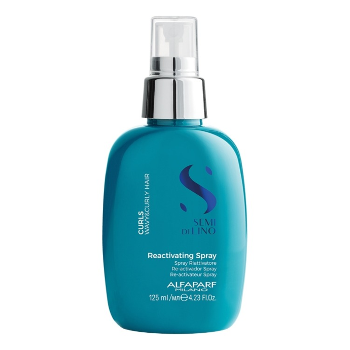 Alfaparf - Structuring spray for curly hair Semi Di Lino Curls Reactivating Spray, 125 ml