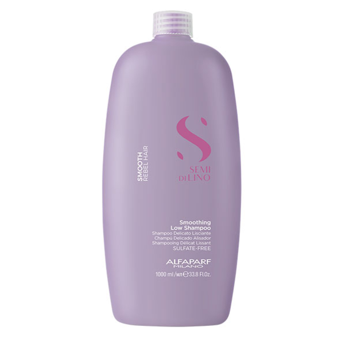Alfaparf - Semi Di Lino Smooth smoothing shampoo for unruly hair, 1000 ml