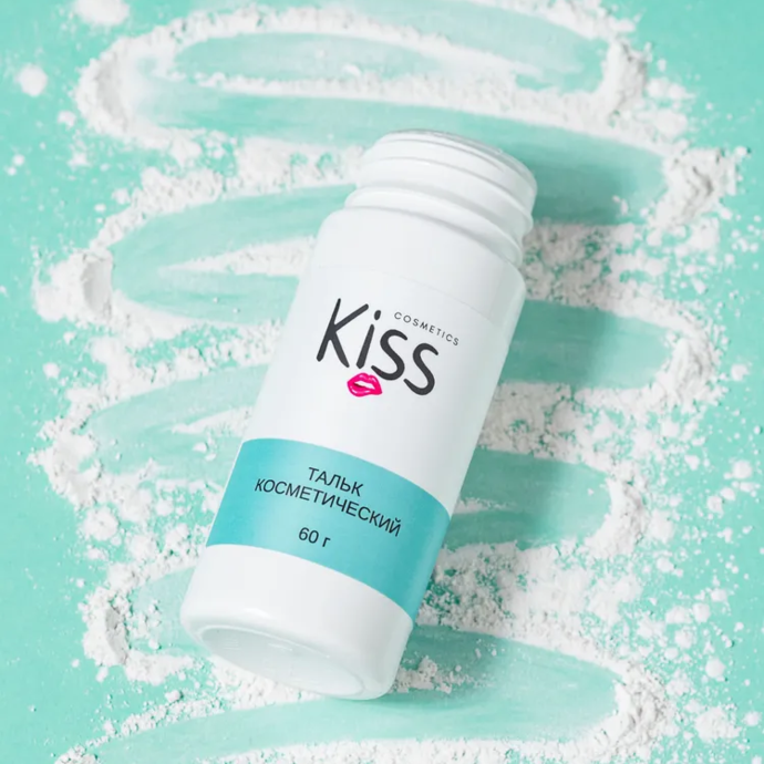 Kiss - Тальк для депиляции Kiss без отдушек и добавок, 60гр.