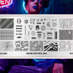 Go!Stamp! Пластина для стемпинга - №57 Webpunk - @kuftyreva_nails