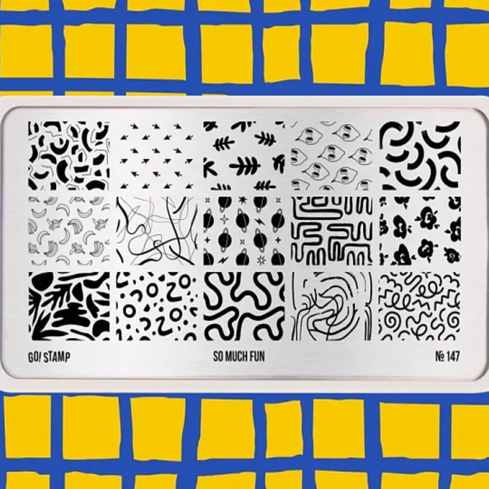 Go!Stamp! Пластина для стемпинга - №147 So Much Fun