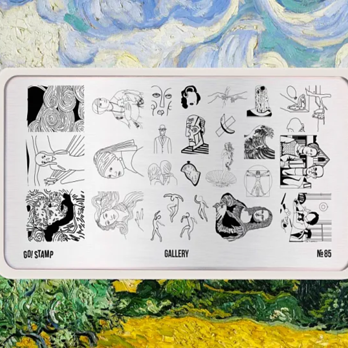 Go!Stamp! Stamping Plate - #85 Gallery
