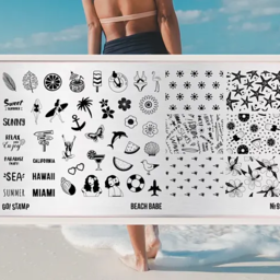 Go!Stamp! Пластина для стемпинга - №92 Beach babe