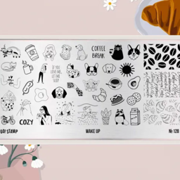 Go!Stamp! Пластина для стемпинга - №128 Wake Up