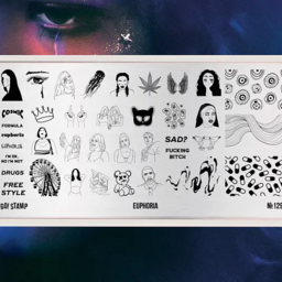 Go!Stamp! Stamping Plate - #129 Euphoria