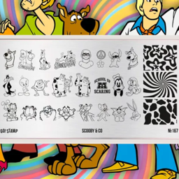 Go!Stamp! Stamping Plate - #167 Scooby & Co