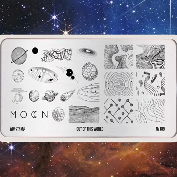 Go!Stamp! Пластина для стемпинга - №189 Out Of This World