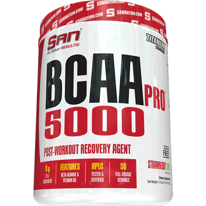 ამინომჟავები BCAA SAN BCAA-Pro - 5000 345გ მარწყვის კივი
