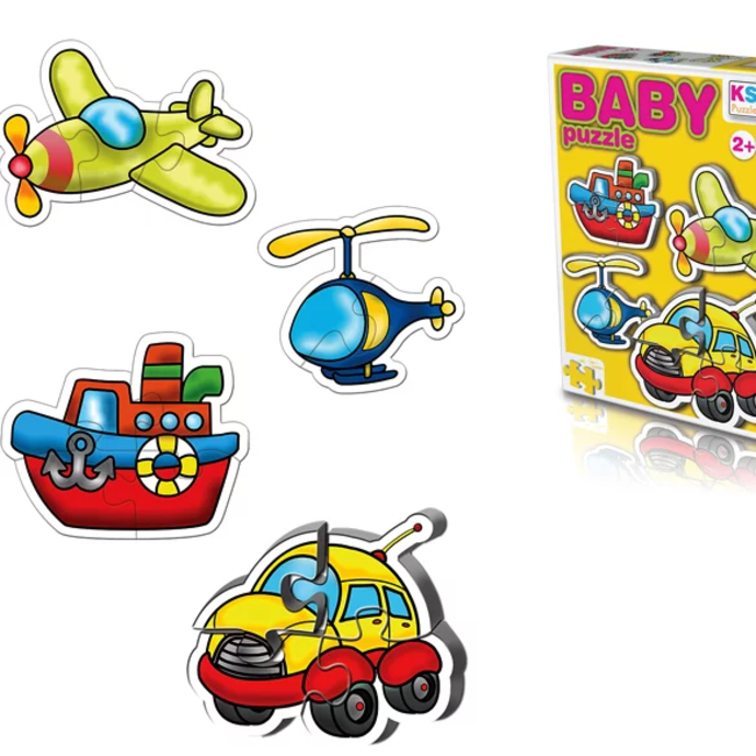 Transport - 2.3 & 4 pcs puzzle for kids