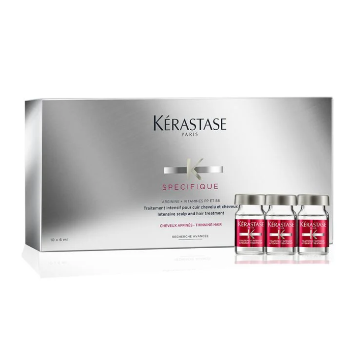 Kerastase Specifique Intensive Scalp and Thin Hair Treatment 10x6ml ამპულები თმის ცვენის შესაჩერებლად