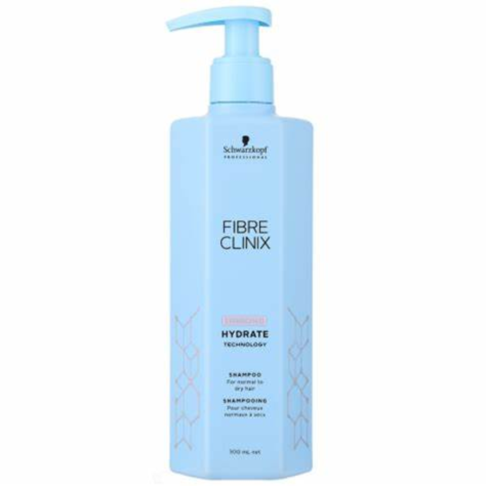 Schwarzkopf Fibre Clinix Hydrate დამატენიანებელი თმის შამპუნი 300მლ
