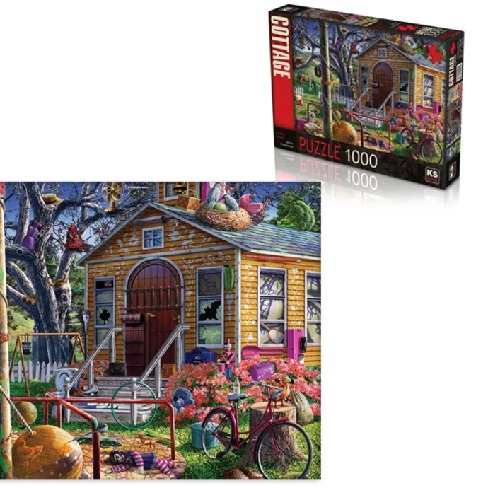 1000 Pcs Puzzle - Lonely House