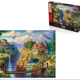 500 Pcs Puzzle - House on the Cliff