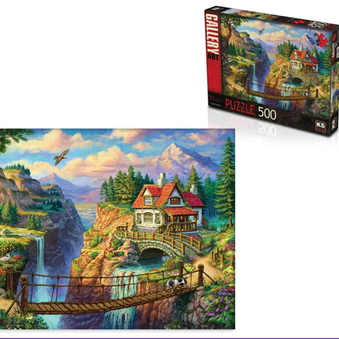 500 Pcs Puzzle - House on the Cliff