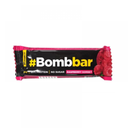 Protein bar Raspberry Bombbar hashtag